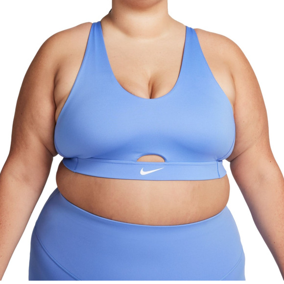 Nike Plus Size  Indy Plunge Cutout MID support Sports Bra polar 2X - Picture 1 of 10
